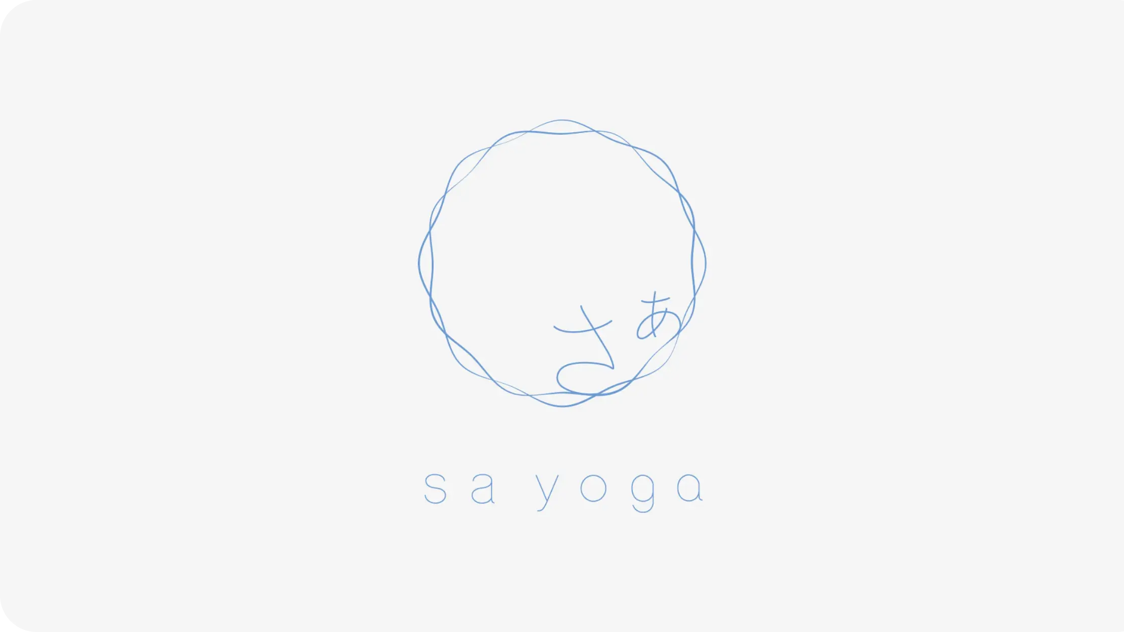 sayoga 様　ロゴ制作